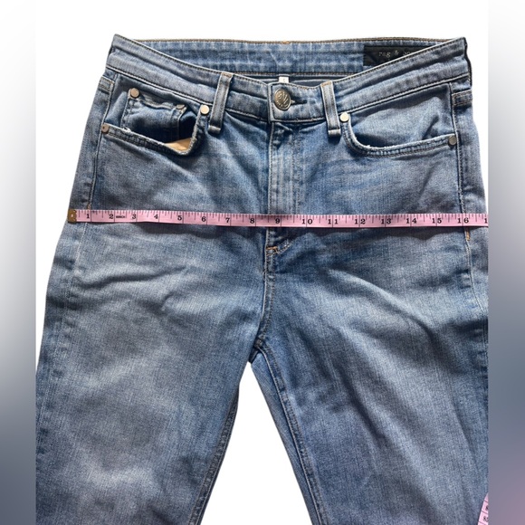 Rag & Bone Nina High Rise Ankle Cropped Jeans Size 26 - Picture 12 of 12